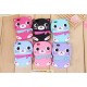 Cool Cat con bufanda - la silicona carcasa para iphone 4/4S/5/5S