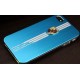 Porsche de metal logo Iphone 5S/5/4S/4 cáscara del teléfono móvil