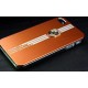 Porsche de metal logo Iphone 5S/5/4S/4 cáscara del teléfono móvil